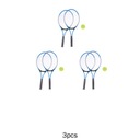 1 пара теннисных ракеток, 3 предмета, негибкие