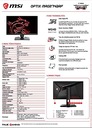 MSI Optix MAG274QRF Monitor 27'' Czas reakcji 1 ms