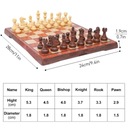 Пластиковая деревянная шахматная доска для взрослых и детей, путешествия в лагерь