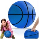 CICHA PIŁKA DO KOSZYKÓWKI PIANKOWA 24CM ROZMIAR 7 NIEBIESKA SILENT BALL