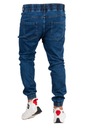 Pánske džínsové nohavice JOGGERY granát BESSI veľ.35 Veľkosť 35