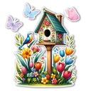 ВЕСЕННИЙ ДОМИК, двусторонний