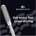 Wąska szczotka do modelowania włosów Olivia Garden XL Blowout Speed ION Rodzaj do modelowania do suszenia
