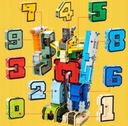Hračka 2W1 Robot Transformers Čísla Číslice č. 10ks Druh element