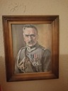 Józef Piłsudski obraz płótno 37x47