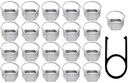 BOUCHONS ENJOLIVEURS REVÊTEMENTS COLLECTEUR SUR BOULONS VERS ROUES JANTES 17MM EXTRACTEUR CLÉphoto 13
