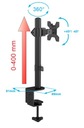 ПОВОРОТНЫЙ НАСТОЛЬНЫЙ ДЕРЖАТЕЛЬ ДЛЯ МОНИТОРА 13–32 дюйма, универсальный