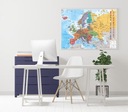 Карта Европы - постер 91,5х61 см.