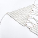 Pearl Body Chain Bra Trendy Fashion kostýmové doplnky na výročie Dominujúci materiál akryl