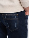 Pánske džínsové nohavice SKINNY FIT ci ni P1060 XL Dĺžka nohavíc dlhá