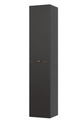 Боковая стойка 35x33x170см ГРАФИТ матовый/дуб