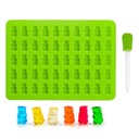 СИЛИКОНОВАЯ ФОРМА ДЛЯ ЖЕЛЕЕВЫХ МИШЕК, МИШЕК, С ПИПЕТКОЙ