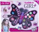 Kozmetika pre dievčatá na make-up kazeta Motýľ Materiál plast