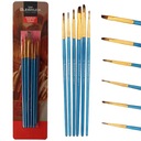 НАБОР КИСТЕЙ ДЛЯ ХУДОЖЕСТВЕННОЙ ЖИВОПИСИ ИЗ 6 КИСТЕЙ.