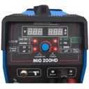 Poloautomatická zváračka Migomat Sherman 200 HD synergia Metóda zvárania MIG/MAG MMA TIG