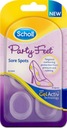 ГЕЛЕВЫЕ ПОДУШКИ SCHOLL PARTY FEET SENSITIVE SPACE