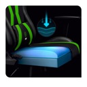 Вращающееся игровое кресло Diablo X-Horn 2.0 Normal Size, черно-зеленое
