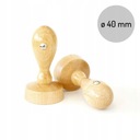 Ручной штамп 40 мм с вашим ЛОГОТИПОМ, текстом, графикой, УЗОРАМИ, рисунками.