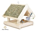 Большая прочная кормушка для птиц BIRDER HOUSE Деревянный скворечник