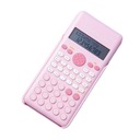 Розовый научный калькулятор 2 строки 240 инженерных функций