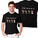 ФУТБОЛКА САНТА РОЖДЕСТВЕНСКИЙ ПОДАРОК ​​- ДРУЗЬЯМ | л