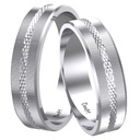 МАТОВЫЕ ОБРУЧАЛЬНЫЕ КОЛЬЦА СЕРЕБРА 925 ПРОБЫ + УЗОРЫ ГРАВИРОВКИ