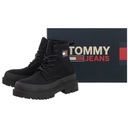 Dámske topánky Tommy Hilfiger Tommy Jeans Čierne Druh podpätku platforma