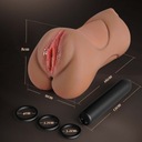 Мужской мастурбатор с вагиной, ртом, анусом и вибратором
