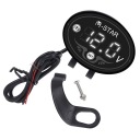 МОТОЦИКЛ LED (СВІТЛОДІОД) VOLTMETER ЦИФРОВИЙ 9–24V СМАРТ ВОДОСТІЙКИЙ 5K  фото 8