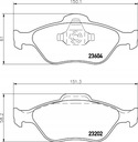 HAM KOCKY MINTEX MDB2314 FORD FIESTA V 1.25 16V 0