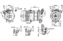 COMPRESOR DE ACONDICIONADOR DS DS 4 DS 5 CITROEN BERLINGO BERLINGO 