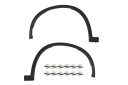 KIT PL BMW X1 F48 15-22 PRZEDNE BAGUETTES GARDE-BOUE 51777332338 51777332337photo 6
