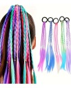 SYNTHETIC HAIR цветной ластик косы дреды омбре толстые волосы наращивания