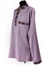 POLO bavlnená košeľa Etno NEPAL FAREBNÁ krajka Druh goliera Stojací golier