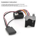 PARA CABLE CON MIKROFONEM CONVIENE PARA CITROEN C2/ C3/ C4 