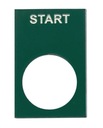 Табличка с описанием TK4530 START с лентой 3М