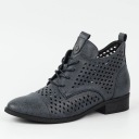 ТЕМНО-СИНИЕ АЖУРНЫЕ ВЕСЕННИЕ БОТИЛЬНИКИ POTOCKI 12091 р 41