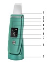 ЭФФЕКТИВНЫЙ Ультразвуковой кавитационный пилинг для лица 6в1 + зарядная станция
