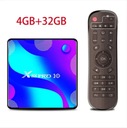 Смарт ТВ-приставка X88 Pro 10, Android 11.0 RK3318, 2,4G и 5,8G, двойной Wi-Fi, 4 ГБ+