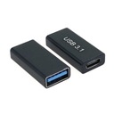 Адаптер OTG с разъемом USB 3.0 — USB 3.1 USB-C, алюминий