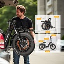Férfi/Női Elektromos Kerékpár 250W 25AH 150km 20*4&quot; Vastag Kerékpár Nyomatékérzékelő+Táska Szín zöld