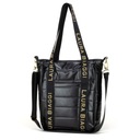 LAURA BIAGGI ПОЛЬША СТЕГАНАЯ СУМКА НА ПЛЕЧЕ С ЛОГОТИПОМ