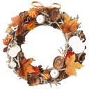 JESIENNY WIANEK na DRZWI stroik DYNIE wieniec