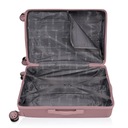 BETLEWSKI Средний дорожный чемодан из АБС-пластика на колесах с ручкой