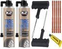 K2 TIRE DOKTOR SPARE TIRE SPRAY 500ML x2+ КОМПЛЕКТ ДЛЯ РЕМОНТА ШИН