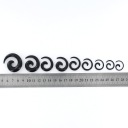 9 пар/набір вушних вимірювачів Ear Stretching 14G G акриловий чорний ціна: 482 грн