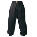 Тренировочные брюки для кунг-фу, черные, 180% хлопок, 100%