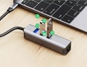 Адаптер-концентратор Сетевая карта USB-C Ethernet Gigabit RJ45 LAN OTG 3x USB 3.0