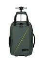 Зелений рюкзак на колесах American Tourister Take2Cabin S