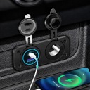 ГНІЗДО ПРИКУРЮВАЧА АВТО ЗАРЯДНИЙ ПРИСТРІЙ USB QC 3.0 12 24 V  (18860437258) фото min 10